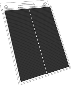 ポジモの太陽光発電パネル部分